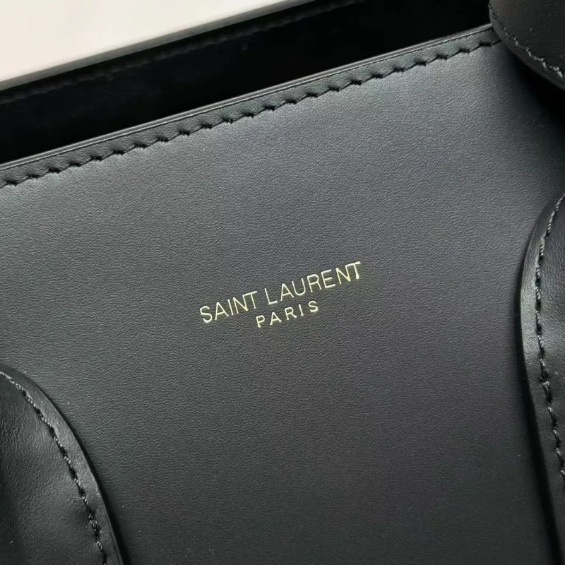 YSL Black Top Handle Bag 230 - Image 5