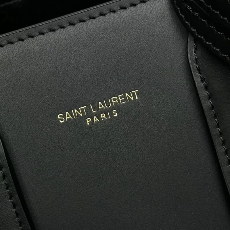 YSL Black Top Handle Bag 231 - Image 6