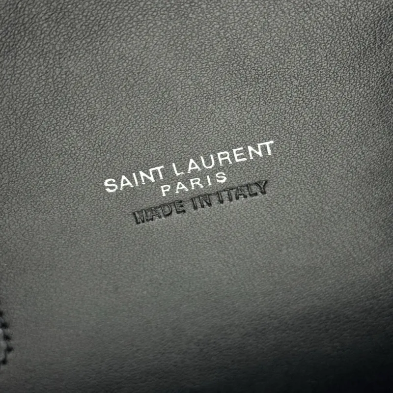 YSL Black Top Handle Bag 237 - Image 8