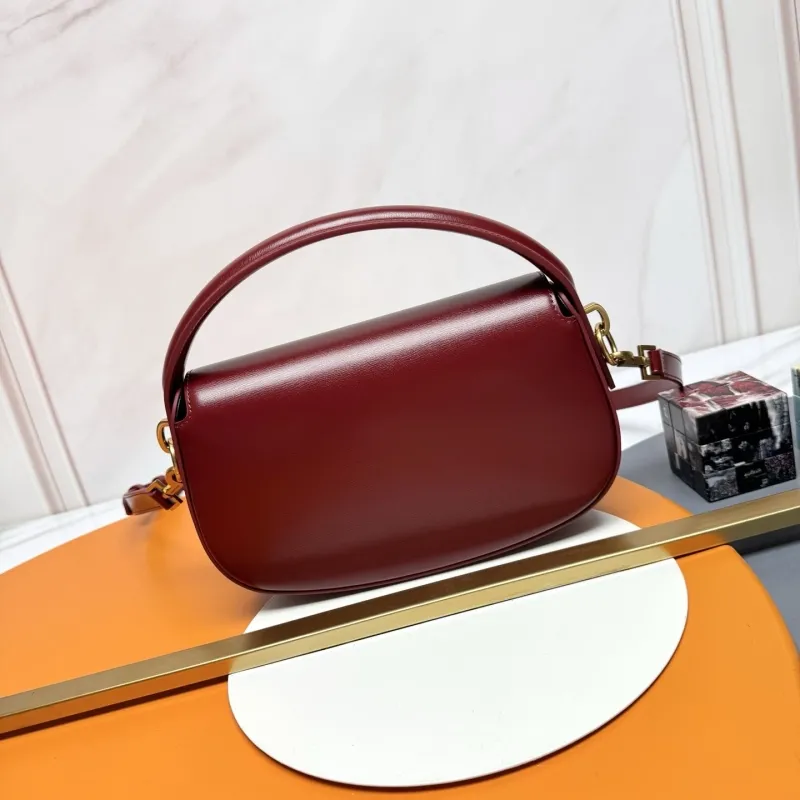 Alternative view of YSL Burgundy Top Handle Crossbody Bag 250