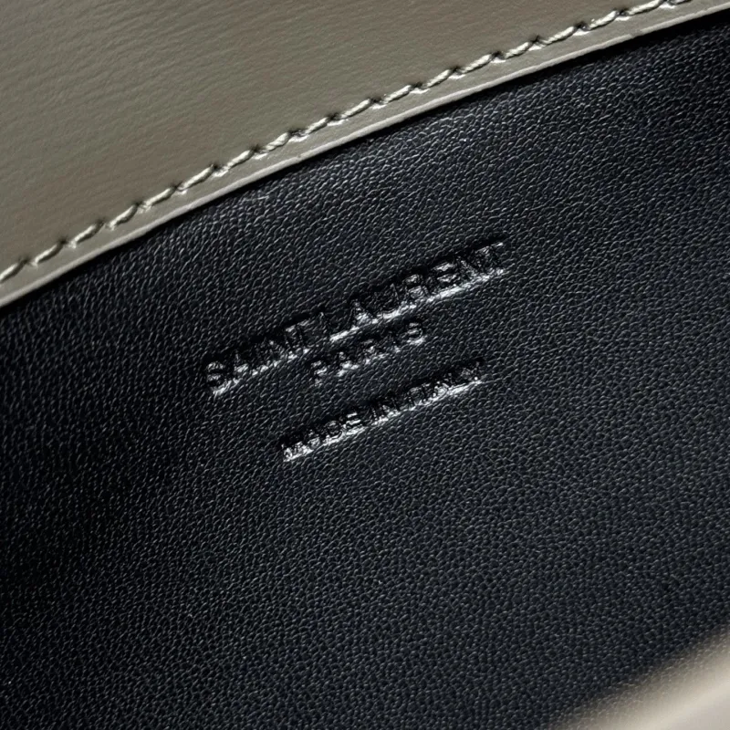 YSL Dark Olive Top Handle Bag 251 - Image 8