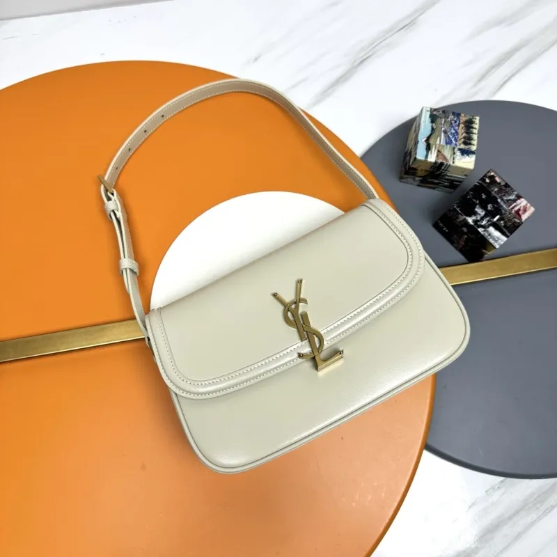 YSL Cream Shoulder Bag 259