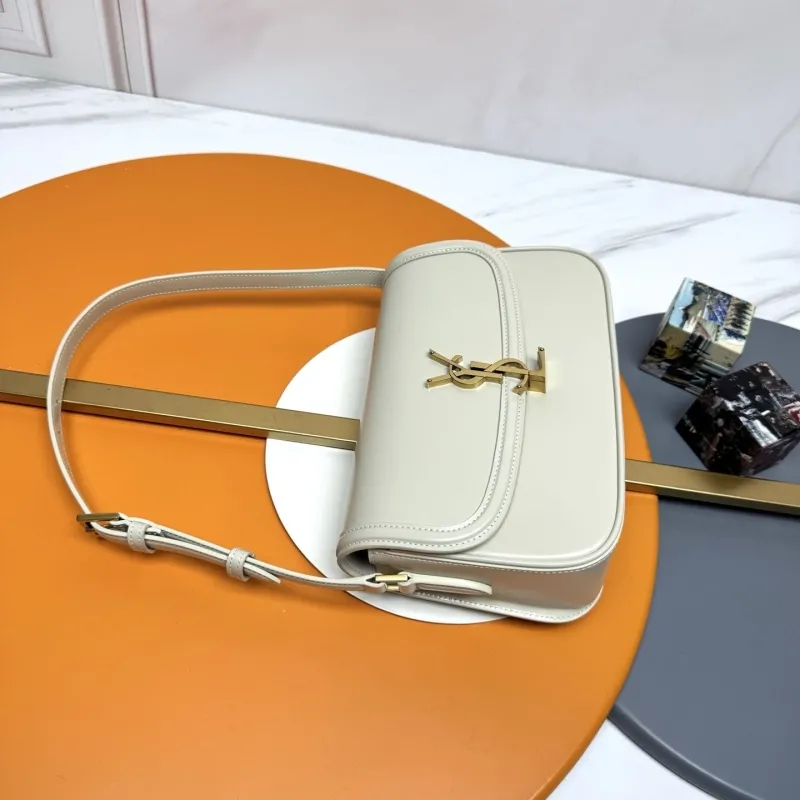 YSL Cream Shoulder Bag 259 - Image 4