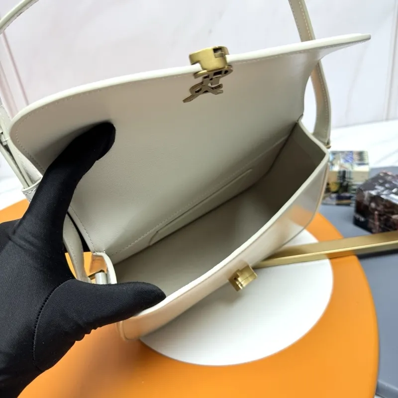 YSL Cream Shoulder Bag 259 - Image 9