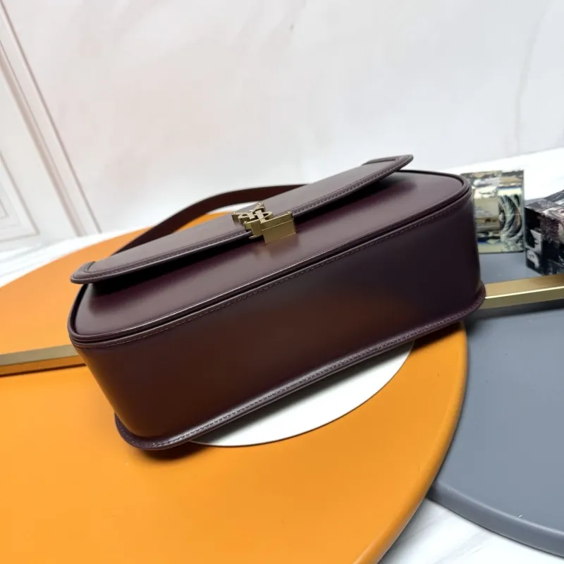 Alternative view of YSL Dark Brown Leather Shoulder Bag 263