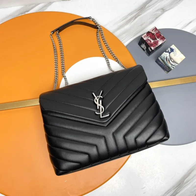 YSL Black Top Handle Bag 264