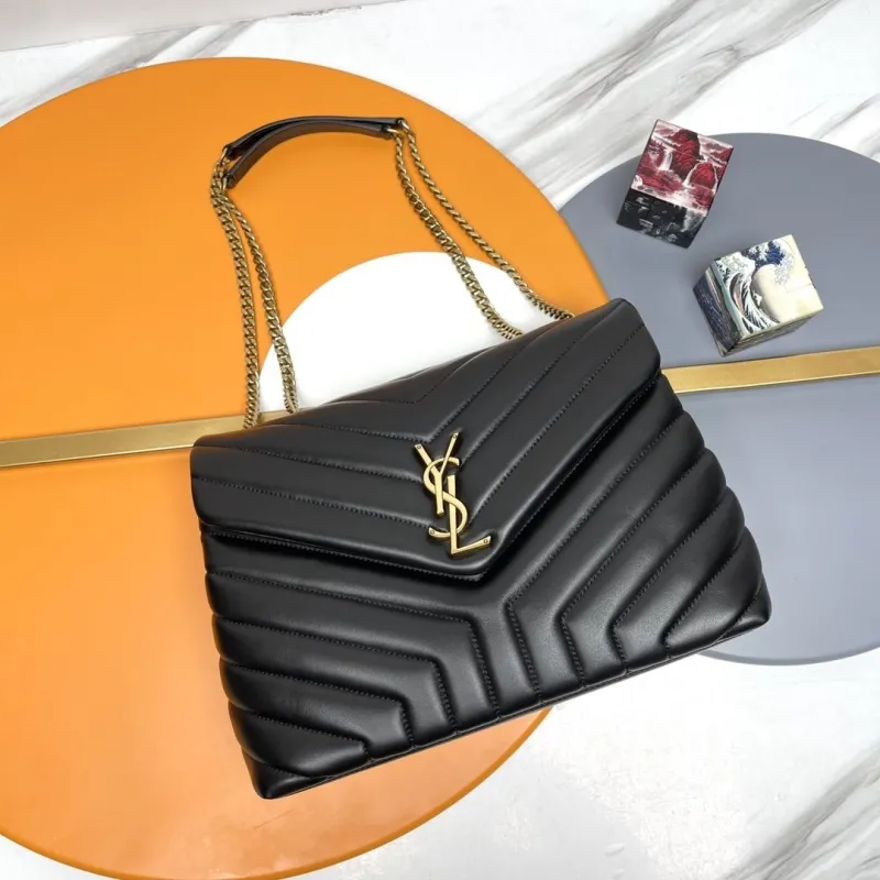 YSL Black Top Handle Bag 265