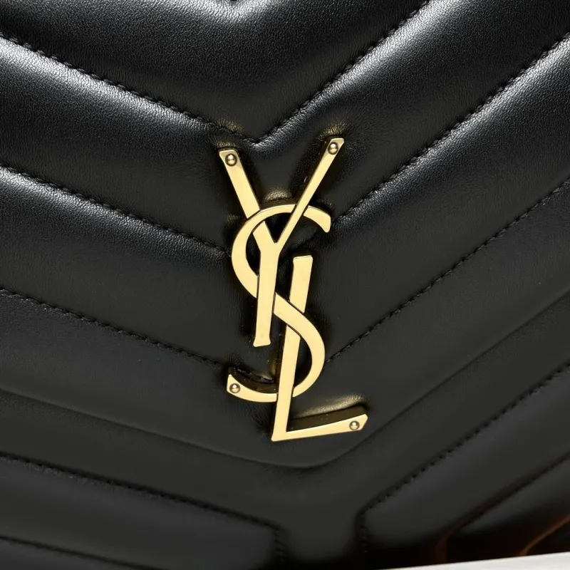 YSL Black Top Handle Bag 265 - Image 5