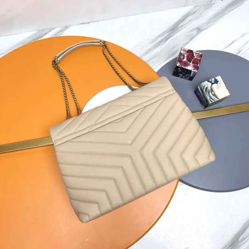 Alternative view of YSL Beige Top Handle Shoulder Bag 267