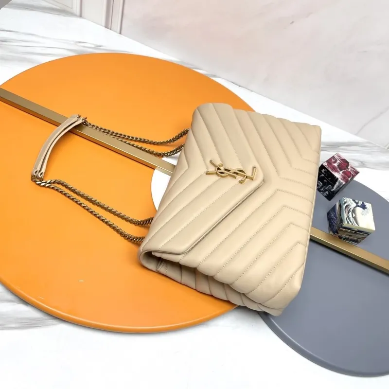 YSL Beige Top Handle Shoulder Bag 267 - Image 3