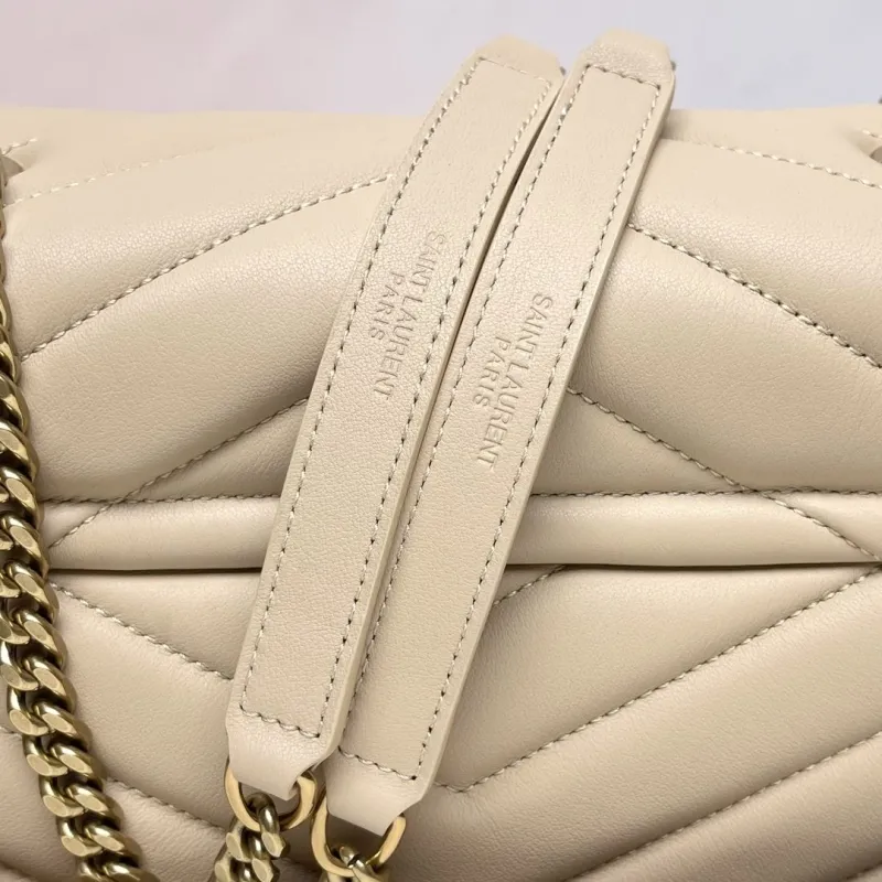YSL Beige Top Handle Shoulder Bag 267 - Image 6
