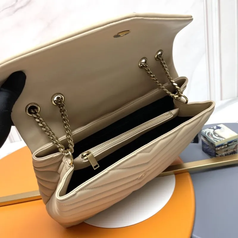 YSL Beige Top Handle Shoulder Bag 267 - Image 9