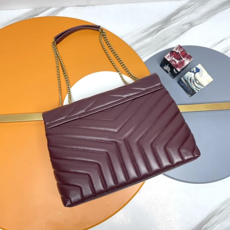 Alternative view of YSL Burgundy Top Handle Bag 269