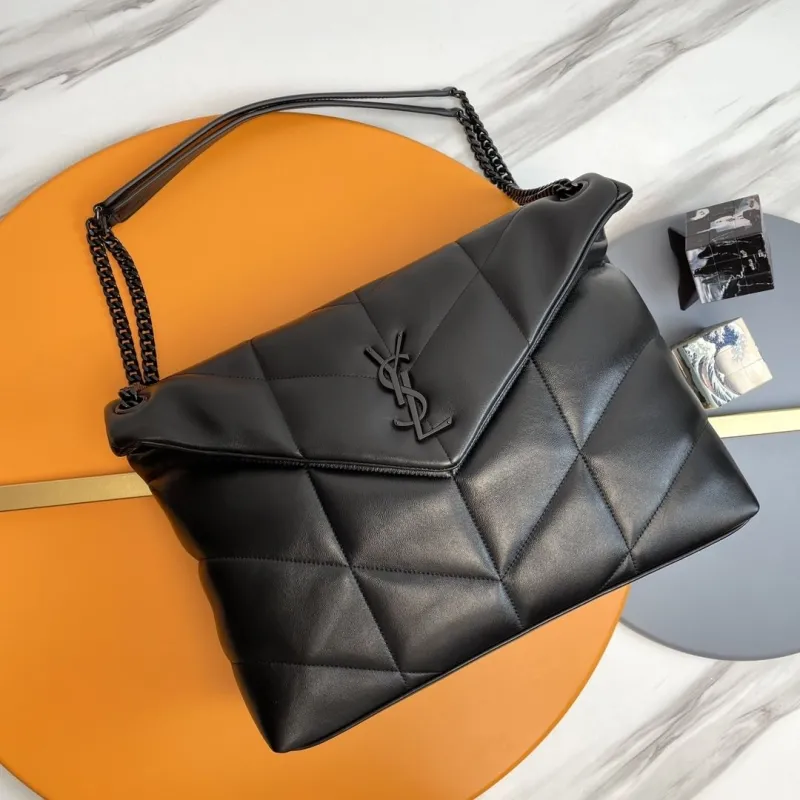 YSL Black Quilted Shoulder Bag 279