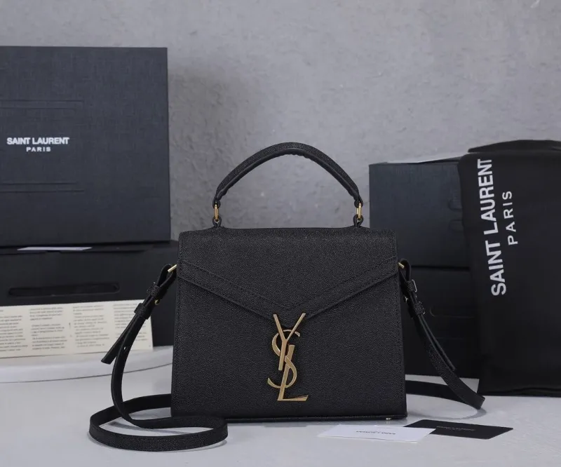 Saint Laurent Black Top Handle Bag 286
