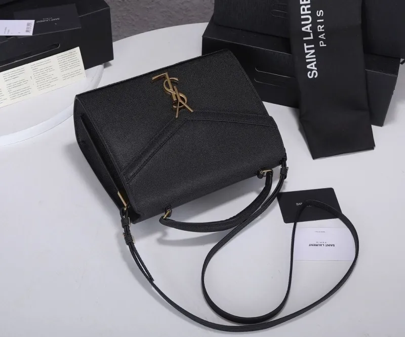 YSL Black Top Handle Bag 289 - Image 4