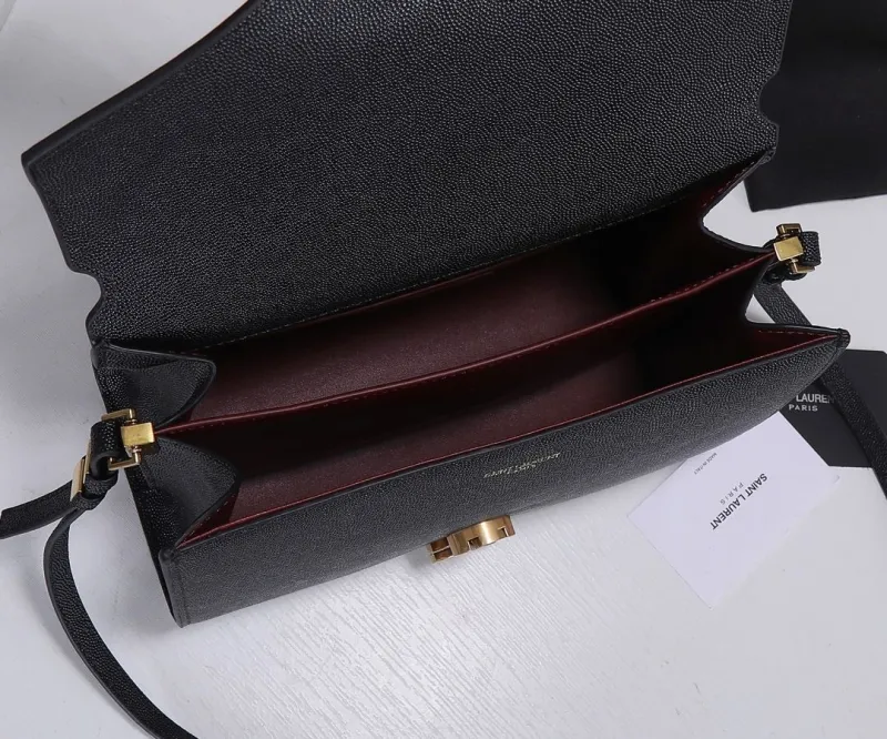 YSL Black Top Handle Bag 289 - Image 9