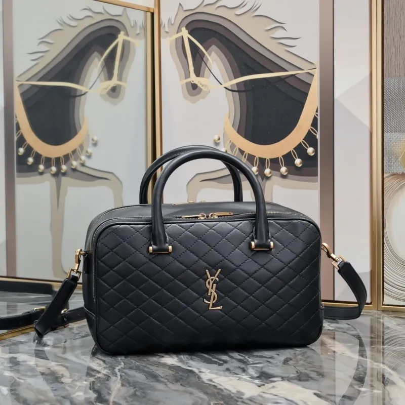 YSL Black Top Handle Bag 291