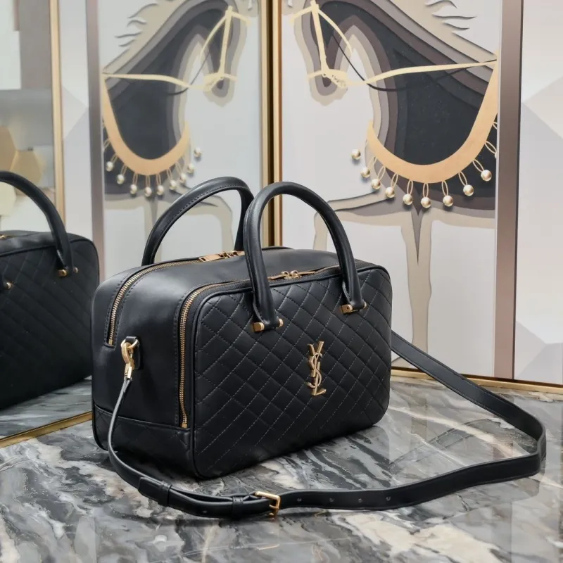 Alternative view of YSL Black Top Handle Bag 291