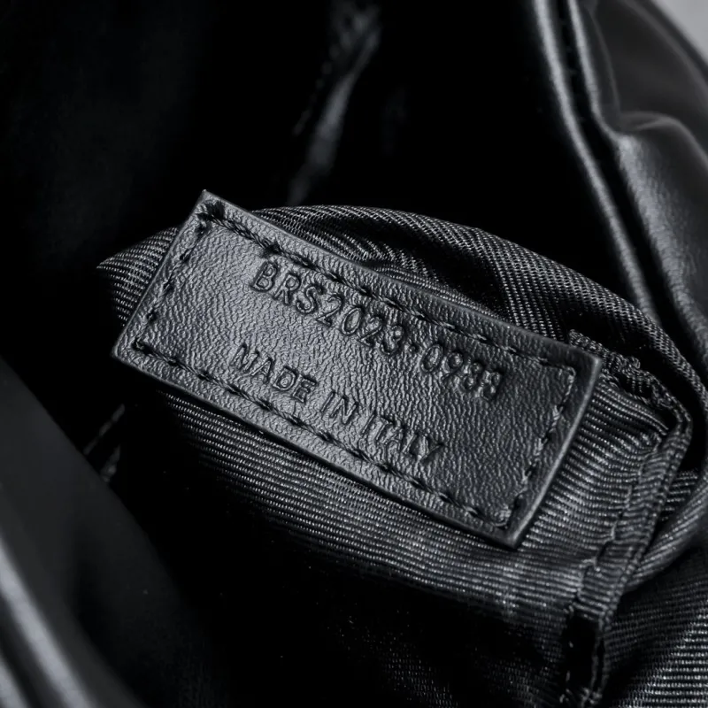 YSL Black Quilted Leather Chain Shoulder Bag - Image 9