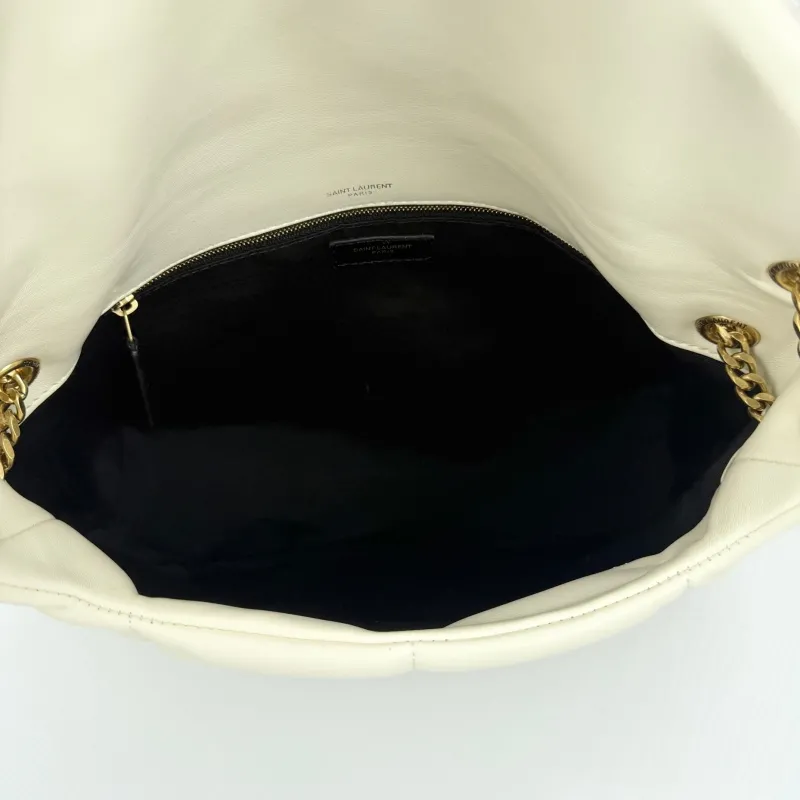 YSL White Top Handle Bag 307 - Image 7