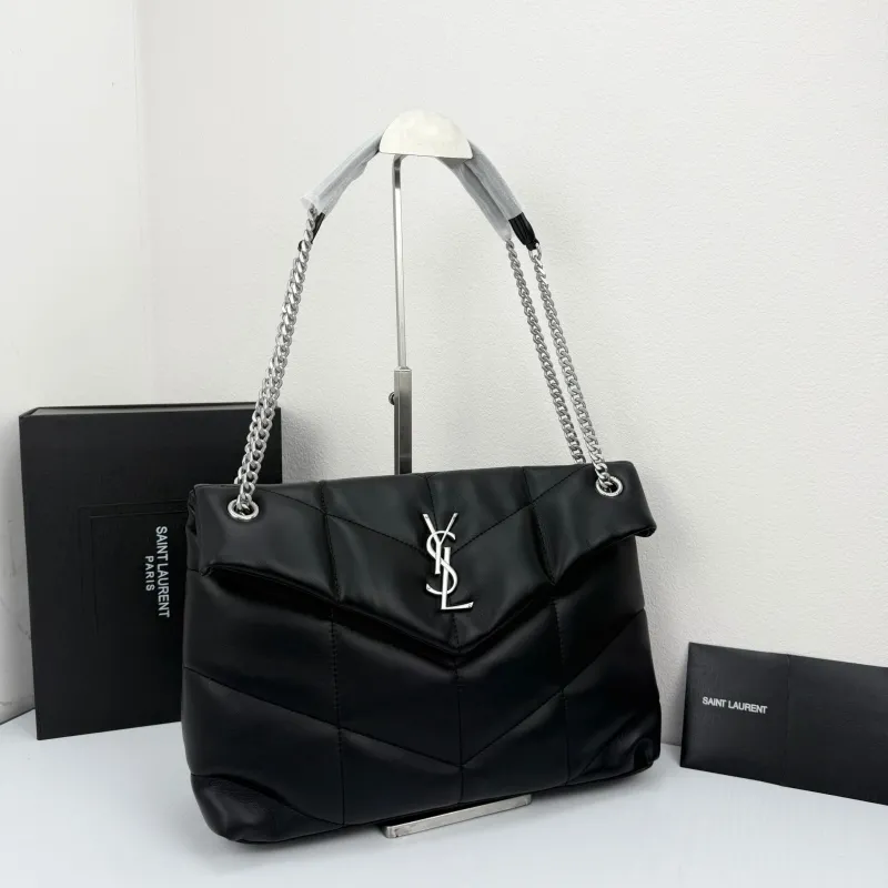 Alternative view of YSL Black Top Handle Bag 308