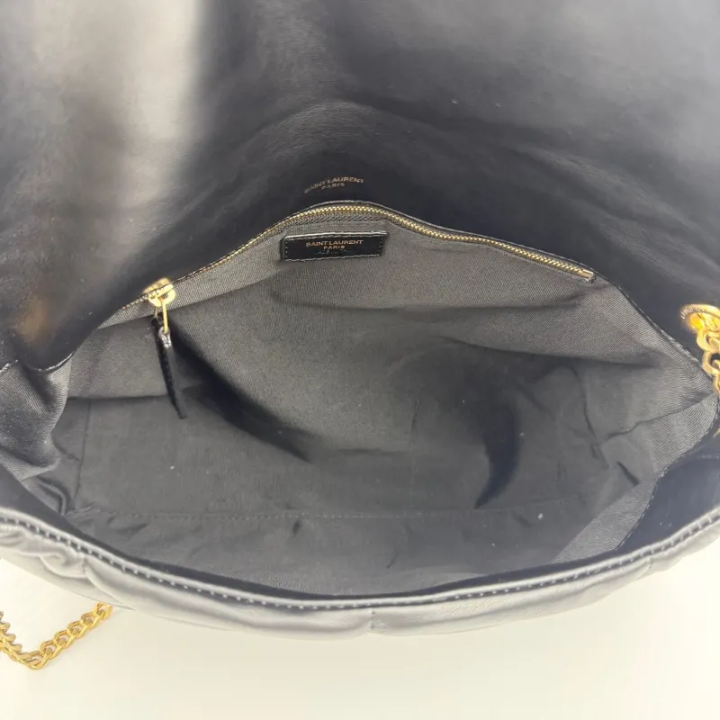 YSL Black Quilted Chain Shoulder Bag 311 - Image 7