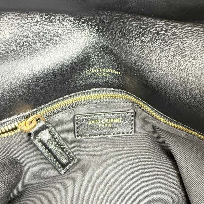 YSL Black Quilted Chain Shoulder Bag 311 - Image 8