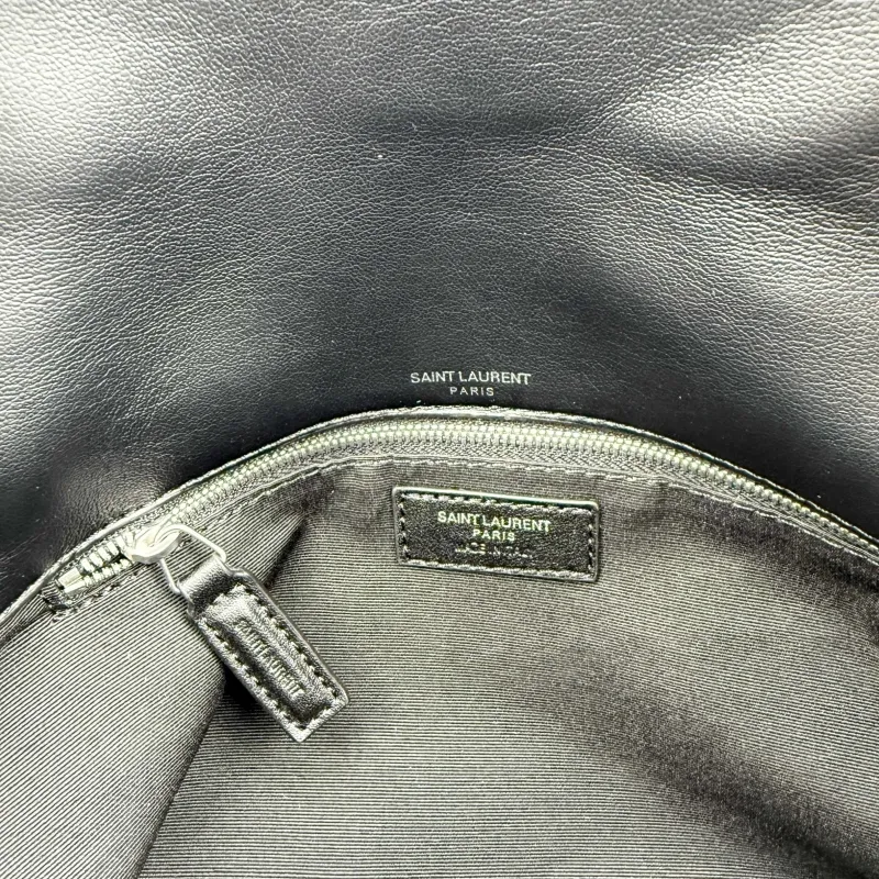 YSL Black 314 Top Handle Shoulder Bag - Image 8