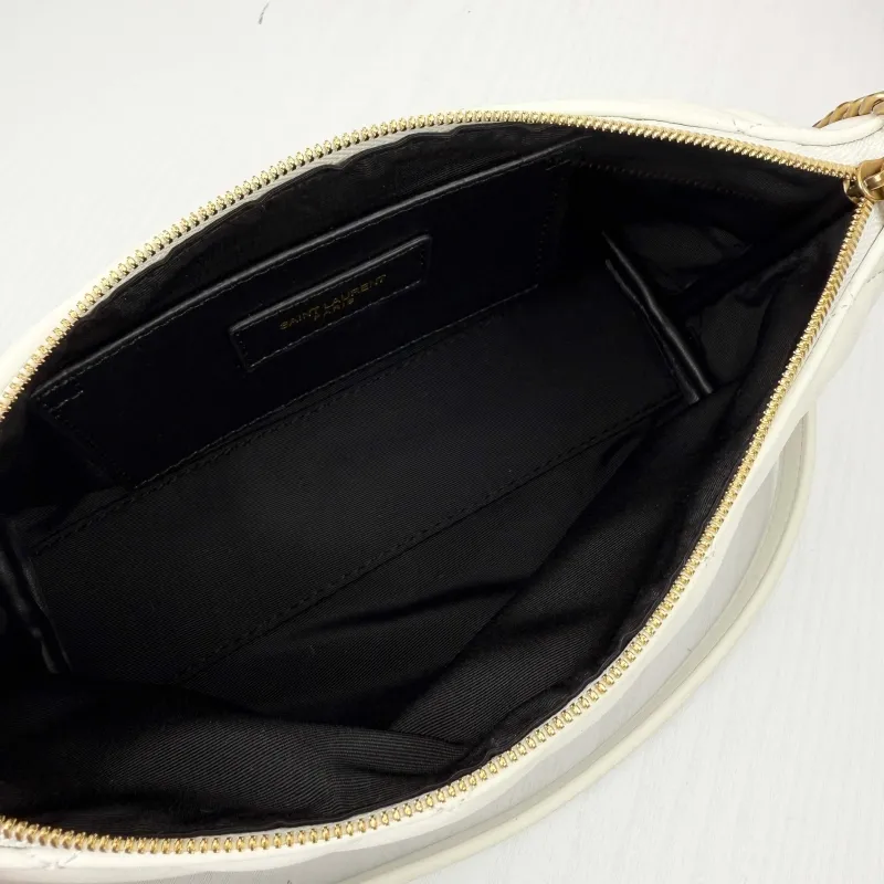 Saint Laurent White Quilted Shoulder Bag 755979 - Image 8
