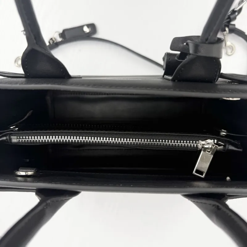 Saint Laurent Black Top Handle Bag 377183 Size 26x22x13.5cm - Image 6