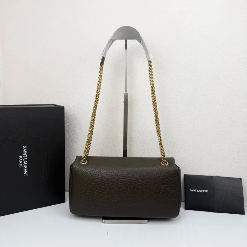 YSL Dark Brown Top Handle Shoulder Bag 331 - Image 3