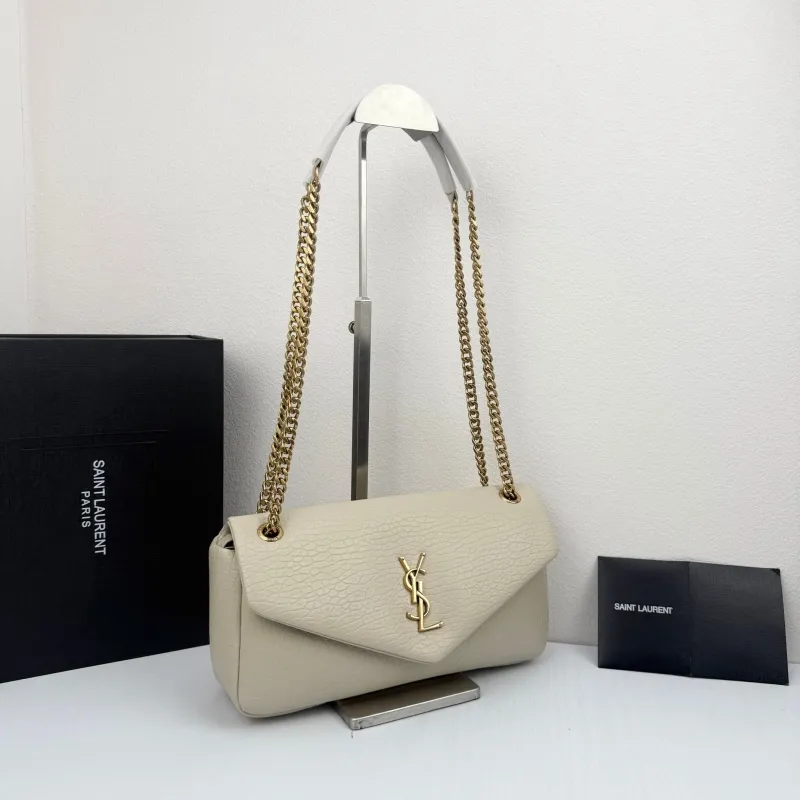 Alternative view of YSL Cream Top Handle Shoulder Bag 30x15x5cm 332