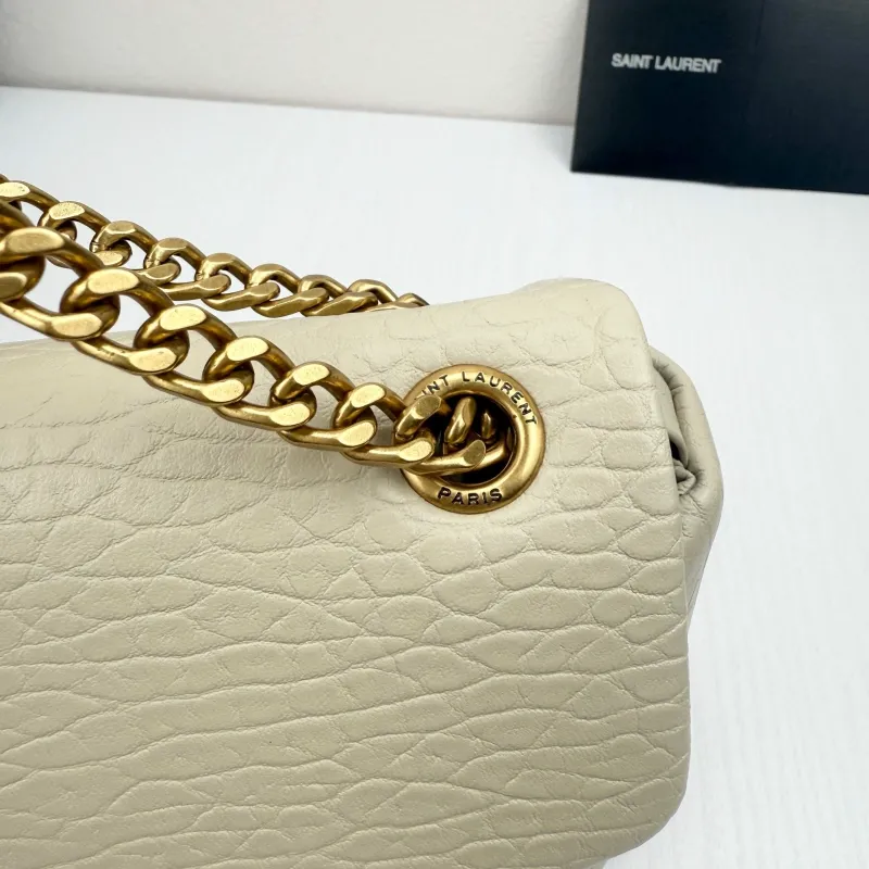 YSL Cream Top Handle Shoulder Bag 30x15x5cm 332 - Image 6
