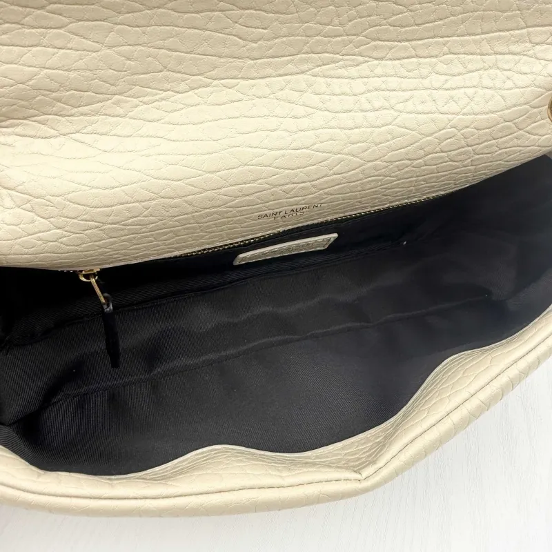 YSL Cream Top Handle Shoulder Bag 30x15x5cm 332 - Image 7