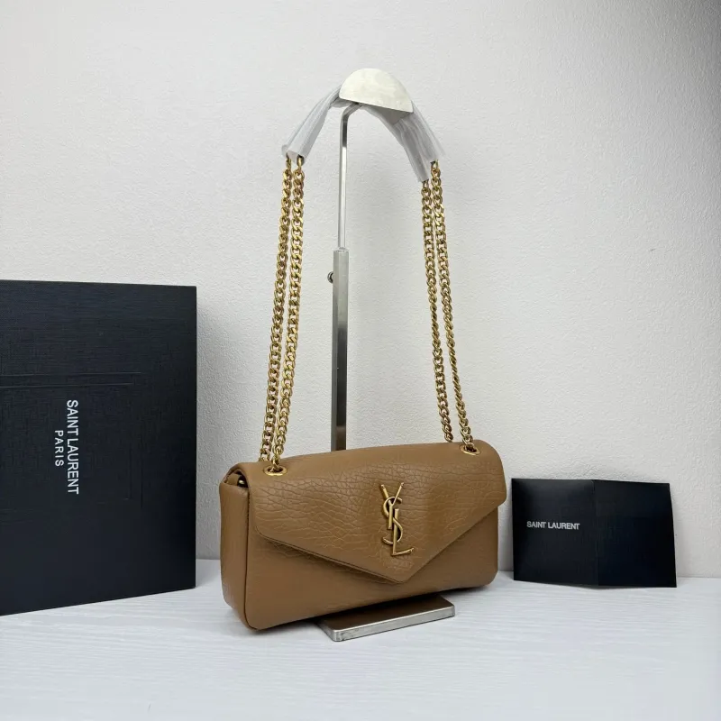 Alternative view of YSL Tan Leather Chain Shoulder Bag 335
