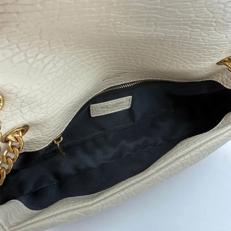 YSL Cream Chain Shoulder Bag 336 - Image 7