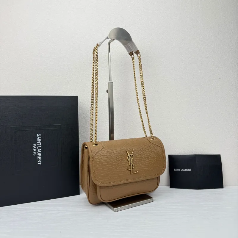 Alternative view of YSL Tan Leather Chain Shoulder Bag 361