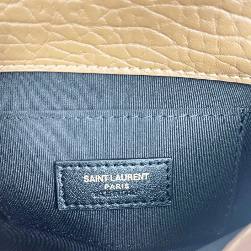 Saint Laurent Brown Chain Shoulder Bag 366 - Image 8