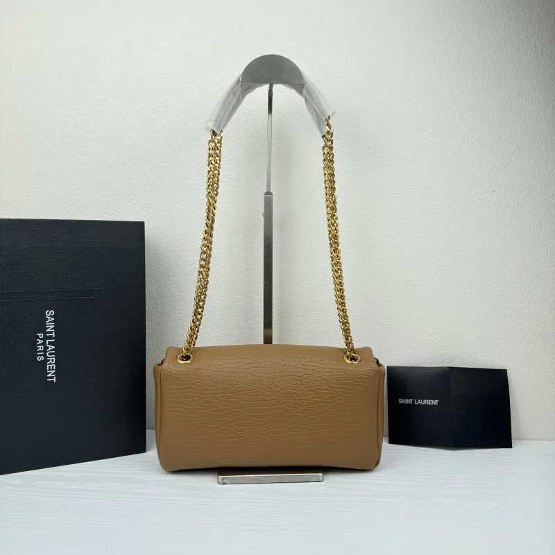 Saint Laurent Tan Top Handle Chain Bag 375 26x14x7cm - Image 3