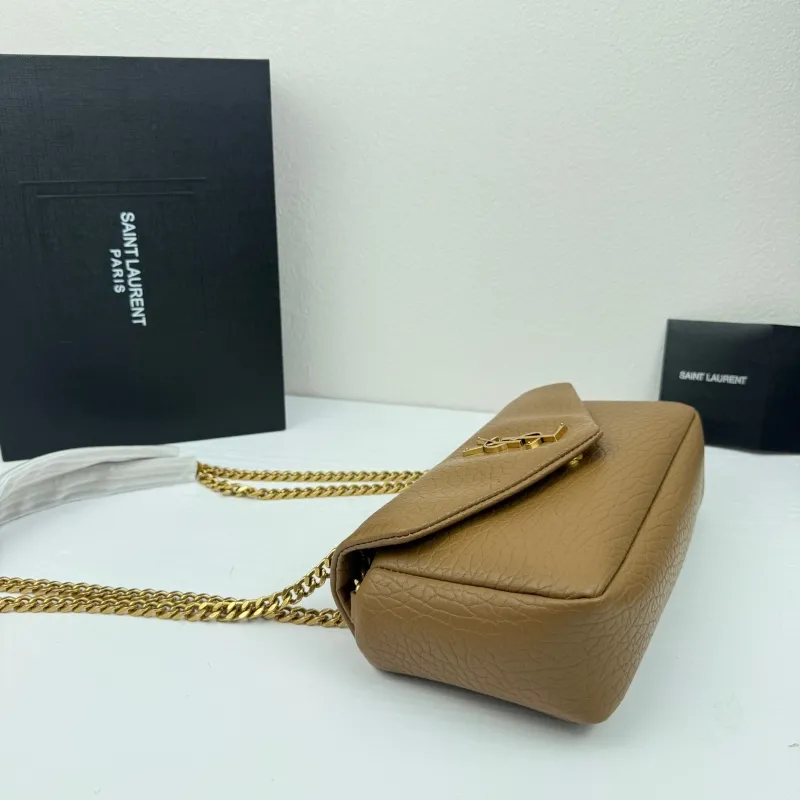 Saint Laurent Tan Top Handle Chain Bag 375 26x14x7cm - Image 4