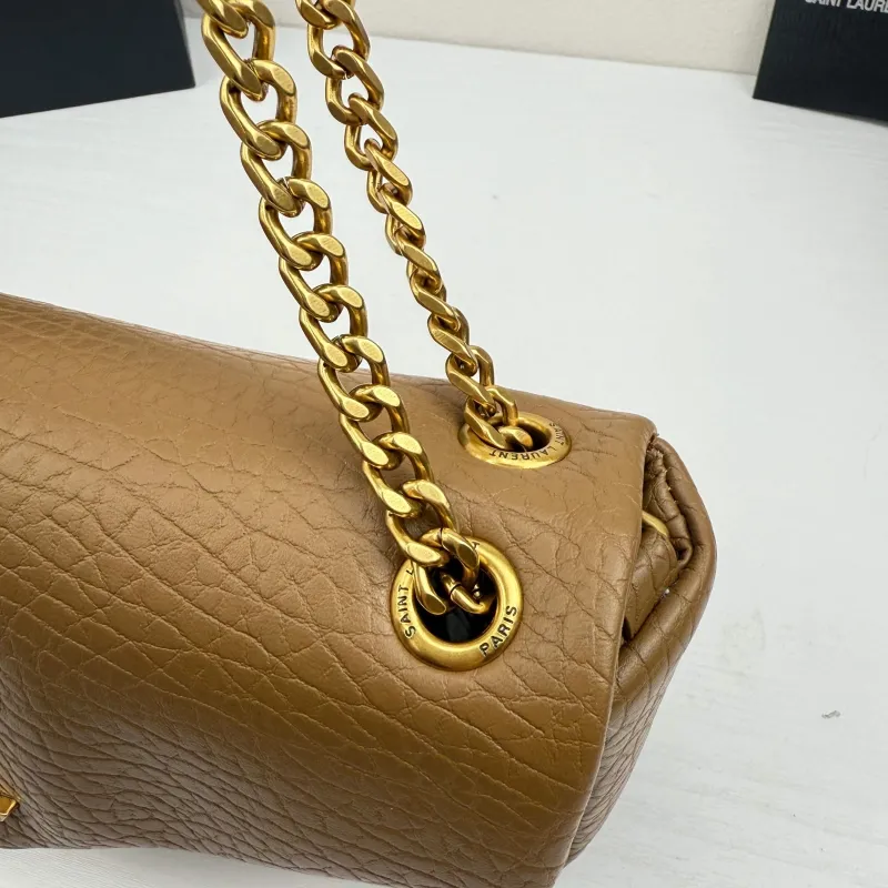 Saint Laurent Tan Top Handle Chain Bag 375 26x14x7cm - Image 6