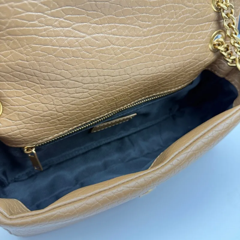 Saint Laurent Tan Top Handle Chain Bag 375 26x14x7cm - Image 7