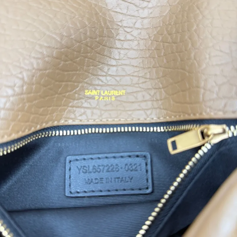 Saint Laurent Tan Top Handle Chain Bag 375 26x14x7cm - Image 9