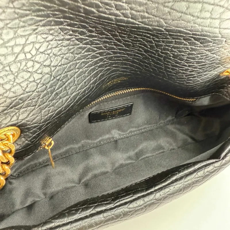 YSL Black Leather Chain Shoulder Bag 378 26x14x7cm - Image 7