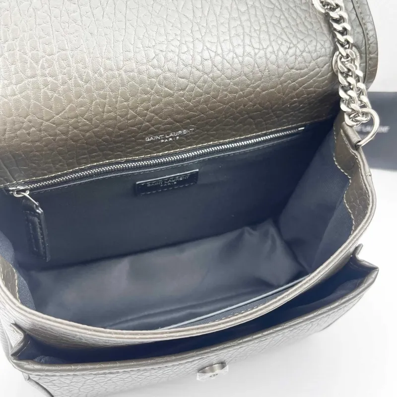 Saint Laurent Gray Chain Shoulder Bag 9250 - Image 7