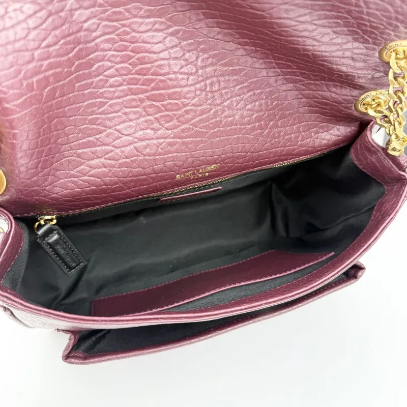 Saint Laurent Burgundy Chain Shoulder Bag 9250 - Image 7