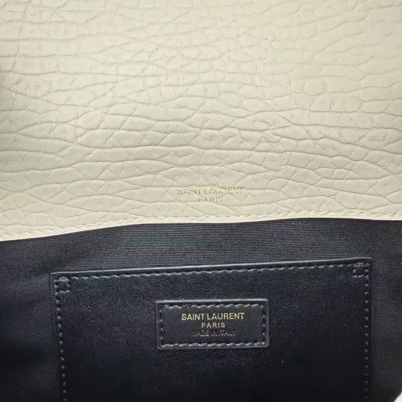 YSL Cream Top Handle Shoulder Bag 401 Size 21x16x7.5cm - Image 7