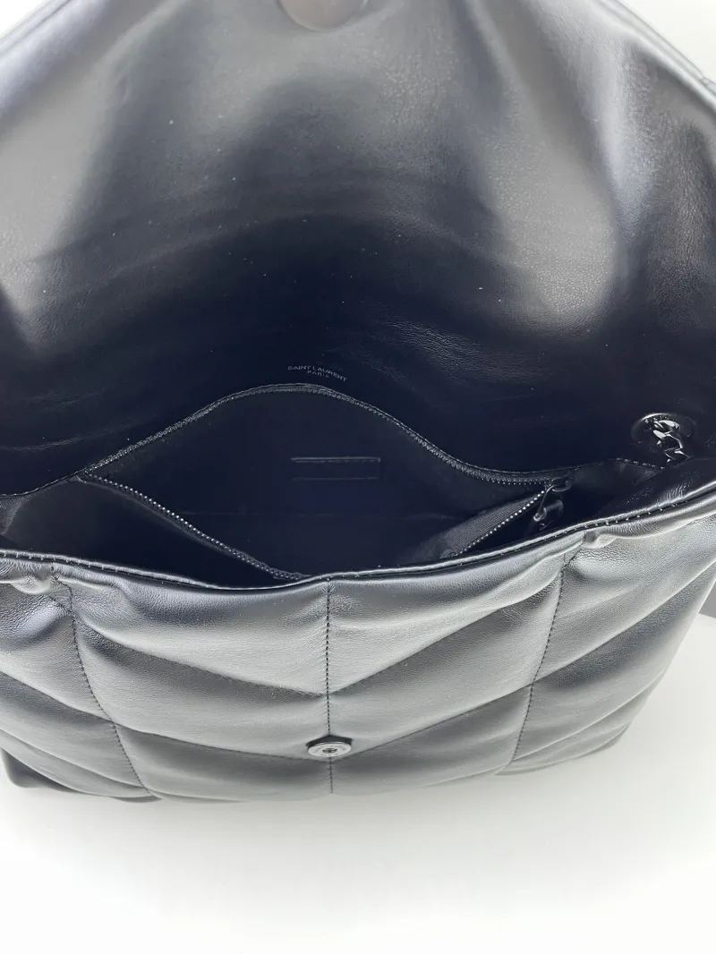 YSL Black Top Handle Shoulder Bag 408 - Image 7