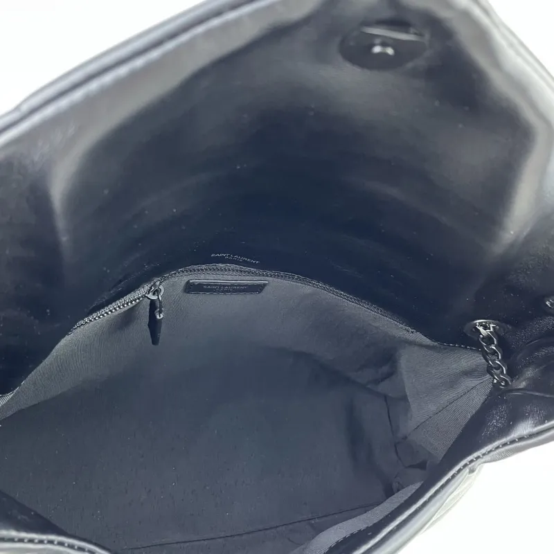 YSL Black Top Handle Shoulder Bag 408 - Image 9